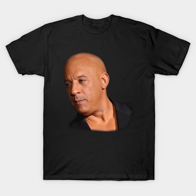 Vin Diesel - Celebrities - Bloodshot - 2020 #4 T-Shirt by Semenov